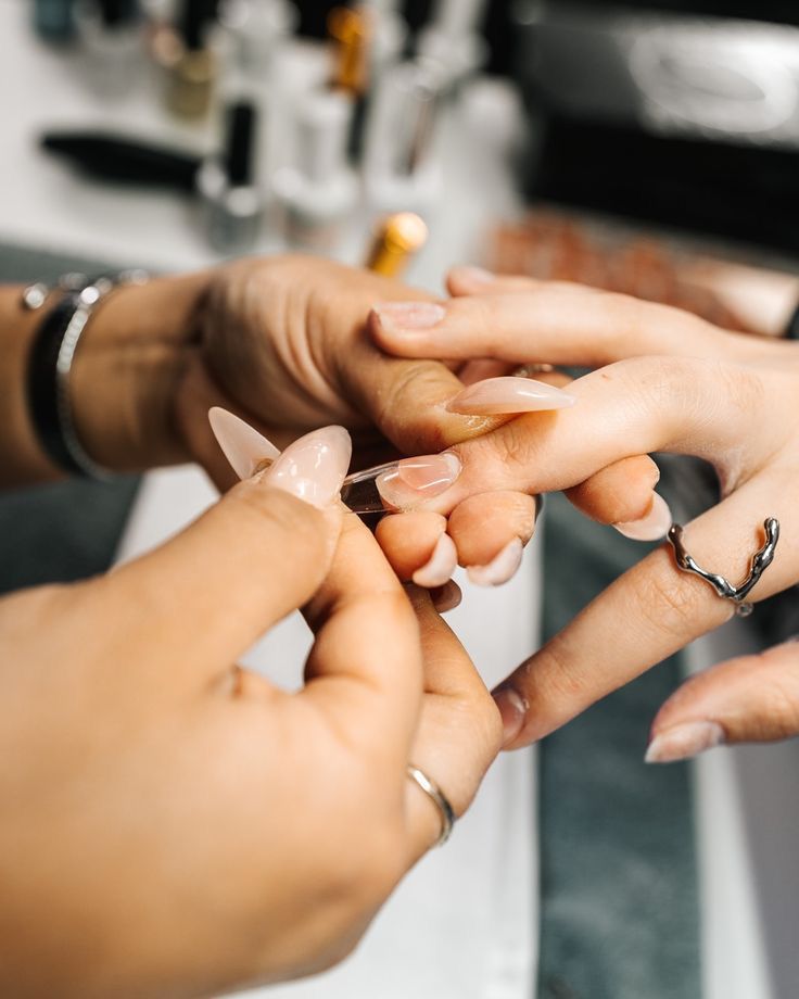 Nail Extension with Gel Application