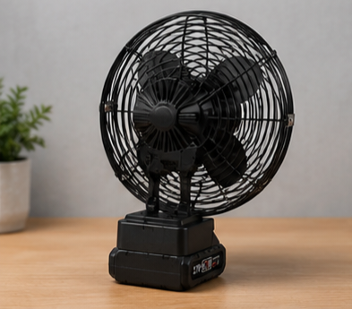 8" Portable Rechargeable Battery Fan 4