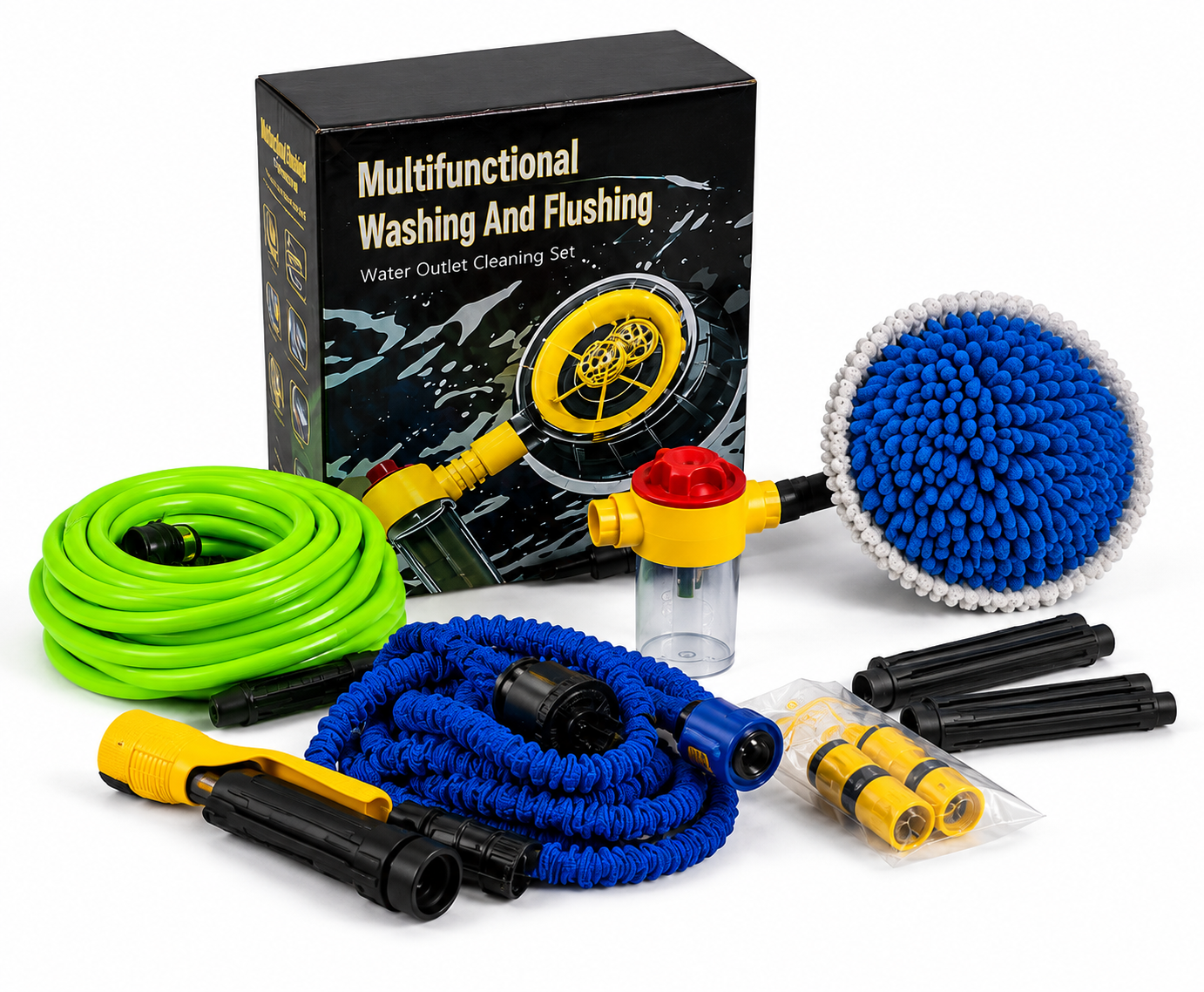 XN Multifunctional Car Wash & Flushing Mop Kit