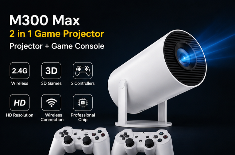 M300 Max 2-in-1 Game Projector 3
