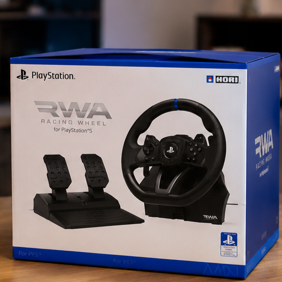 RWA Racing Steering Wheel with Pedals for PlayStation 5 2