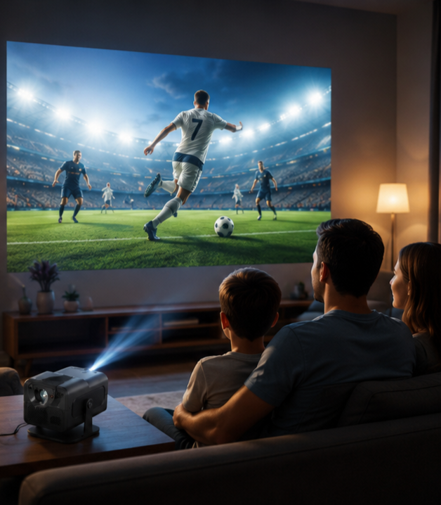 Smart LED Projector Ultra HD 3
