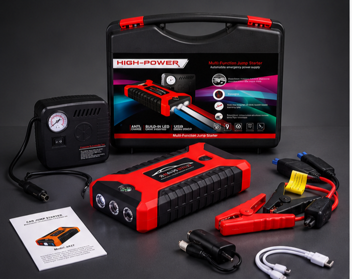 Multi-Function Car Jump Starter Kit