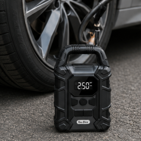 Go-Des B628 Smart Portable Air Compressor 7500mAh 3