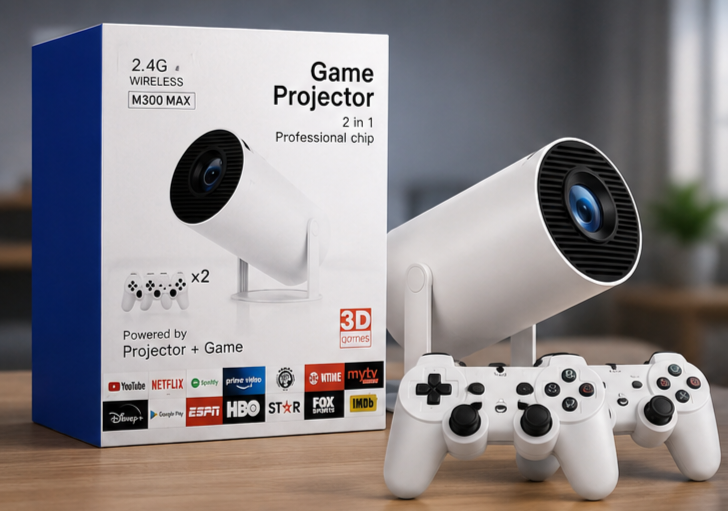 M300 Max 2-in-1 Game Projector