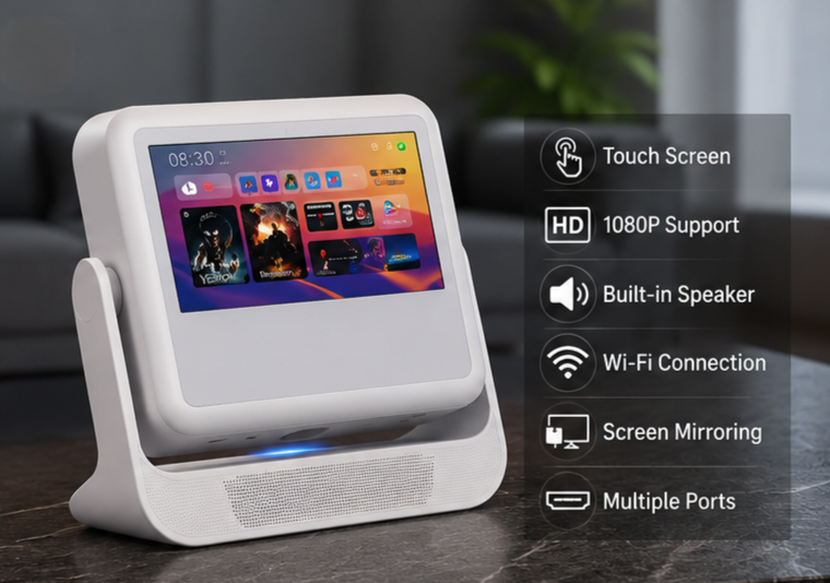 A2 Pro Touch-Screen Smart Projector Tablet 3