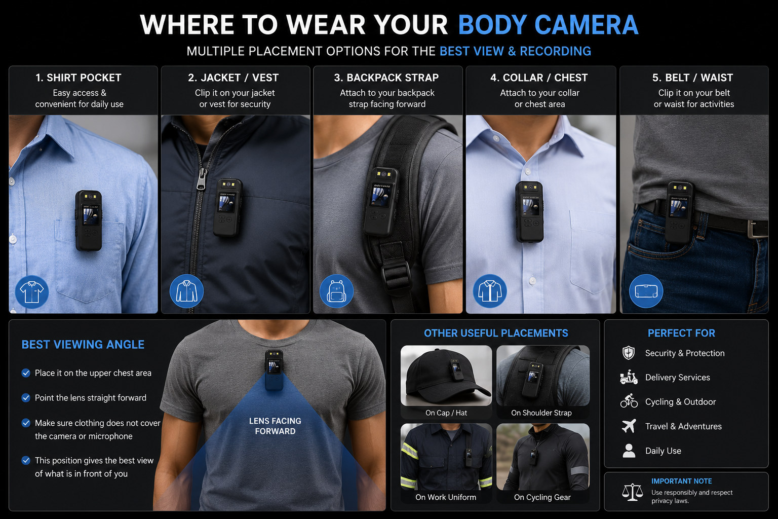 Mini Full HD Body Camera 4