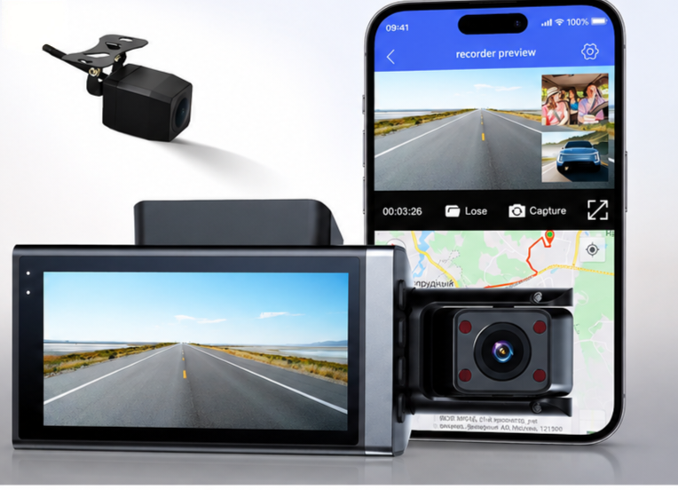 Dual Lens Vehicle BlackBox DVR 1296P 2