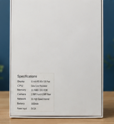 8" Tablet PC 4
