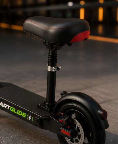 SmartGlide Foldable Electric Scooter with Seat 4