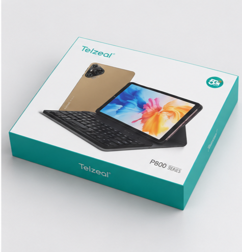 Telzeal P800 8" Android Tablet with Keyboard 6