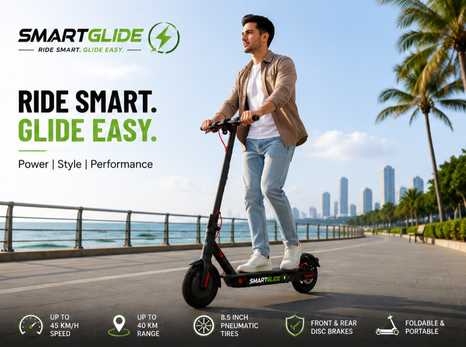 SmartGlide Foldable Electric Scooter 6