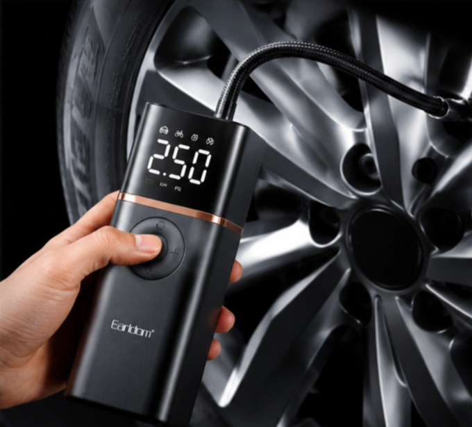 Earldom ET-V4 Portable Digital Air Compressor Pump 3