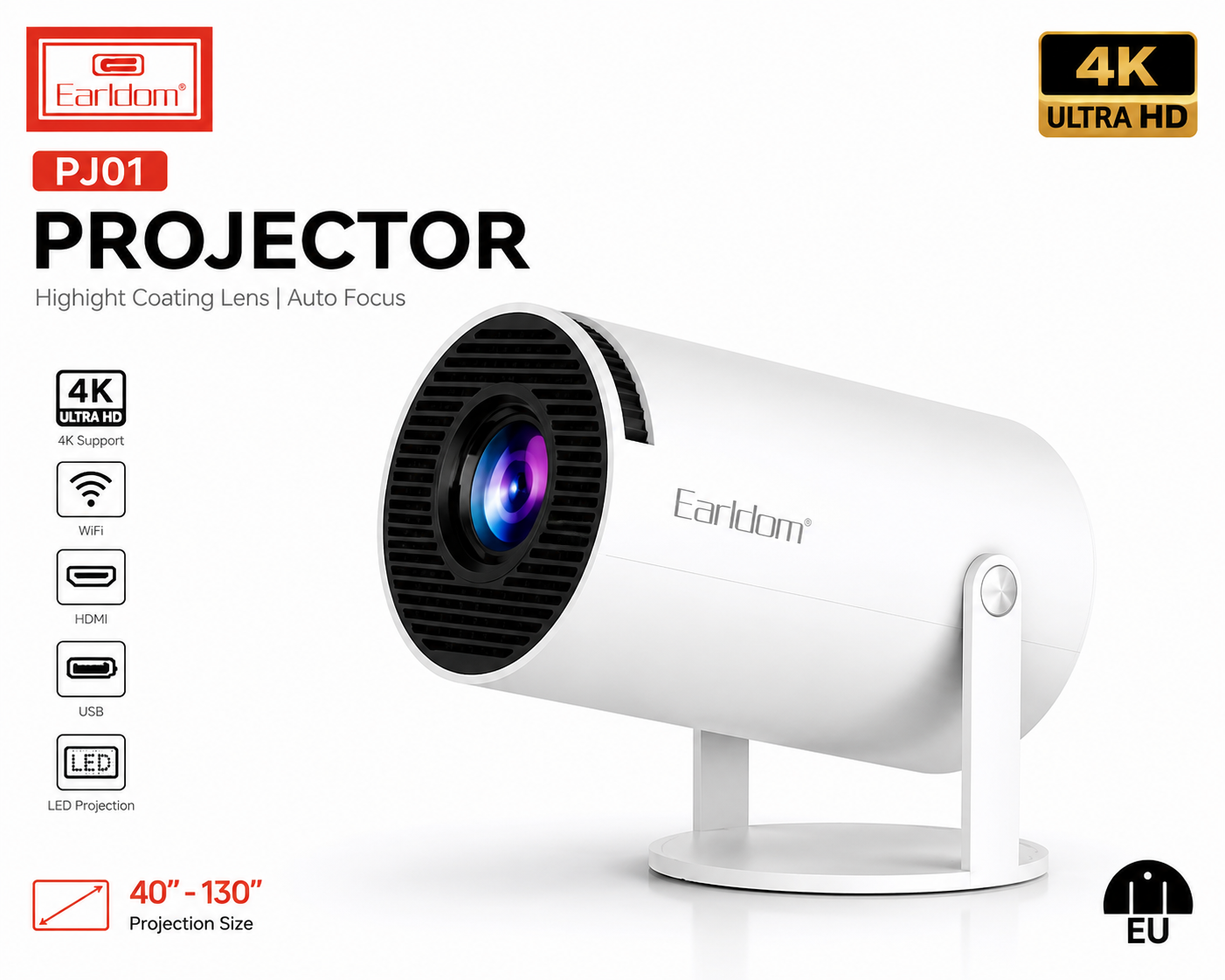 Earldom PJ01 Mini Projector