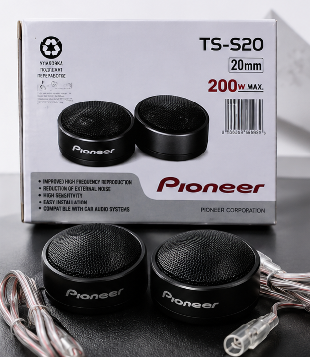 Pioneer TS-S20 200W Car Audio Tweeters (Pair) 2