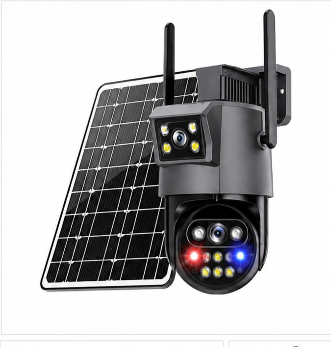 AOV S12 4G Smart Solar AI Security Camera (Dual Lens)